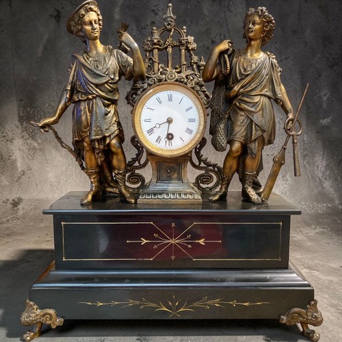 Orologio antico pendolo - a,