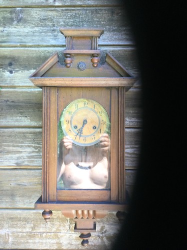 Antico orologio parete - parete, a
