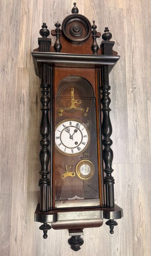 Antico orologio pendolo - a,